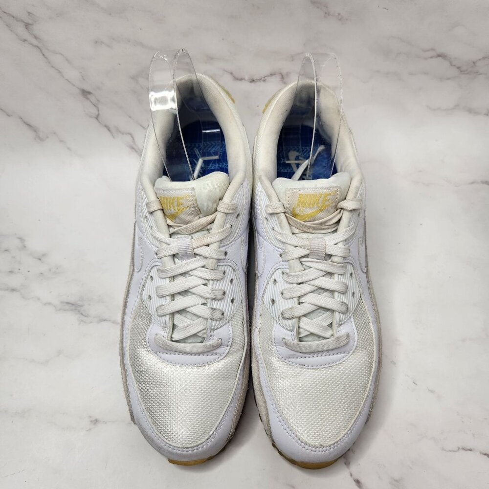 Nike Air Max 90 SE Frank Rudy White Sneakers Shoes DV1734-100 Women's 8.5 - Picture 3 of 8